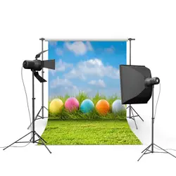 NeoBack весенний фон для фотосъемки в стиле Пасхи фон с изображением неба, лужайки и яиц для фотосъемки детей и для новорожденных день Пасхи P1212