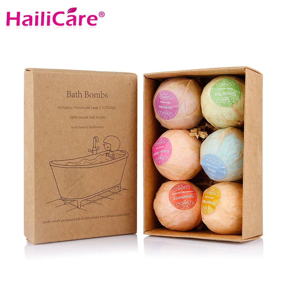

100 sets Organic Bath Bombs Bubble Bath Salts Ball