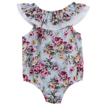 

Summer Newborn Baby Girl Floral Bodysuit Jumpsuit Outfits Sunsuit Clothes
