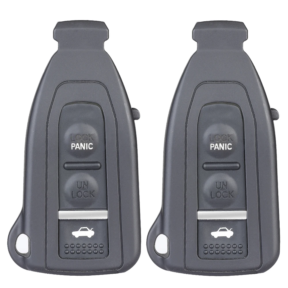 

KEYECU 2 Pcs/lot Replacement Smart Prox Remote Car Key Shell Case Housing 3 Buttons for Lexus LS430 2002 2003 2004 2005 2006