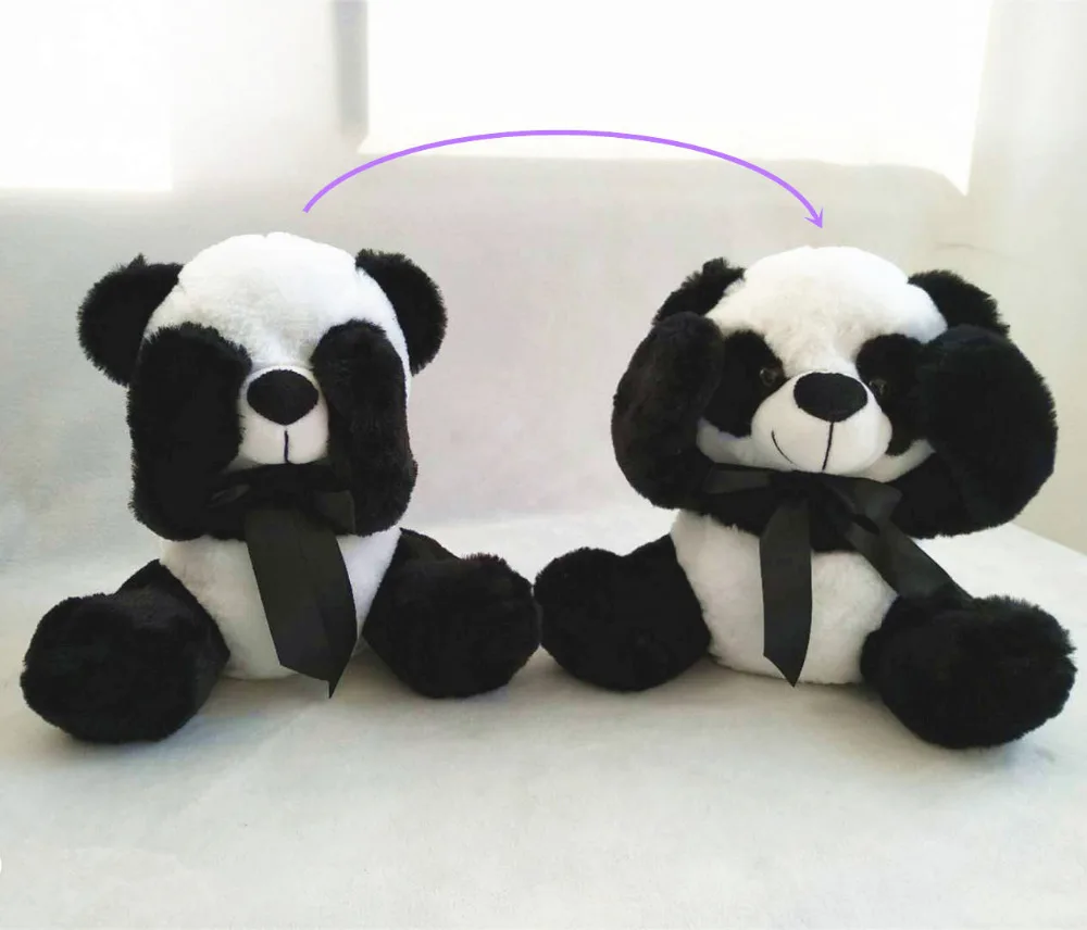 Новый PEEK A Boo игрушки Музыка панда, Набивные плюшевые игрушки панда игрушка Peekaboo животных детские игрушки для рождественские подарки