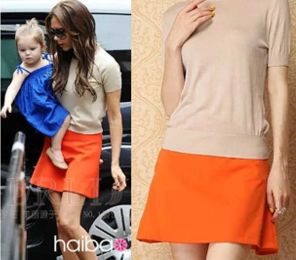 victoria beckham style 2014 summer new celebrity knitted