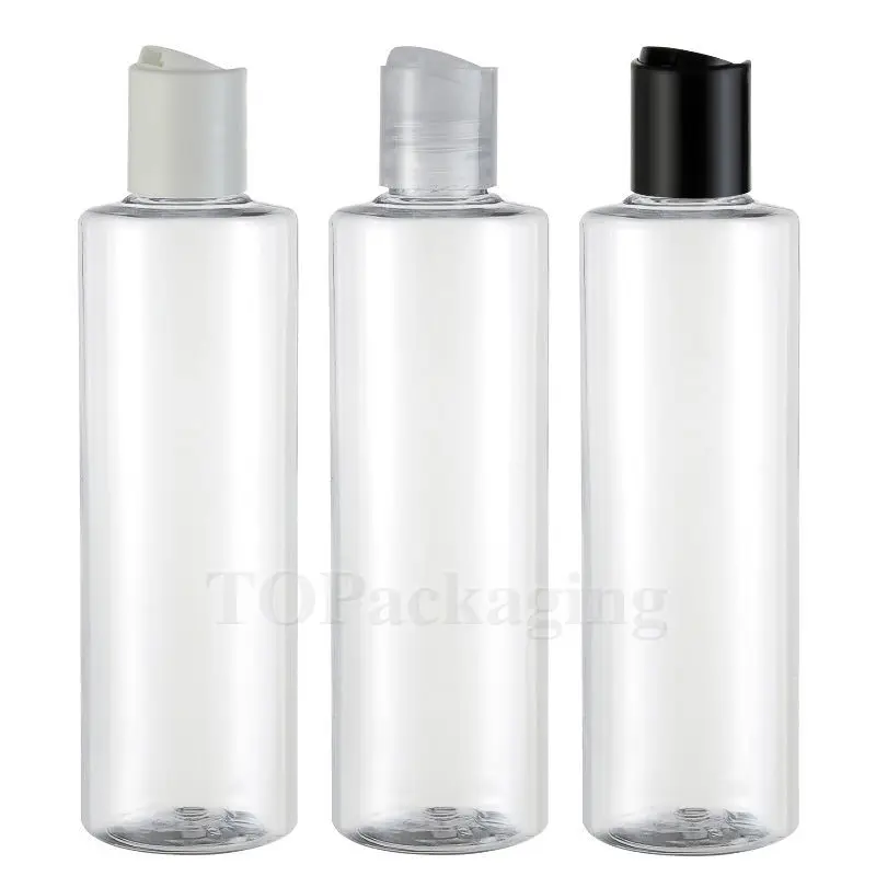 Download 30PCS 250ML Press Screw Cap Bottle,Clear Plastic Cosmetic ... Yellowimages Mockups