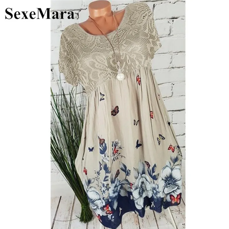 Top Buy 7IbfF Summer Large Size Women's Lace Dress 2019 Openwork Splice 5xL Evening Party Club Short Dress Beach Dresses Sexy Dresses Vestido Top Buy 7IbfF Summer Large Size Women's Lace Dress 2019 Openwork Splice 5xL Evening Party Club Short Dress Beach Dresses Sexy Dresses Vestido