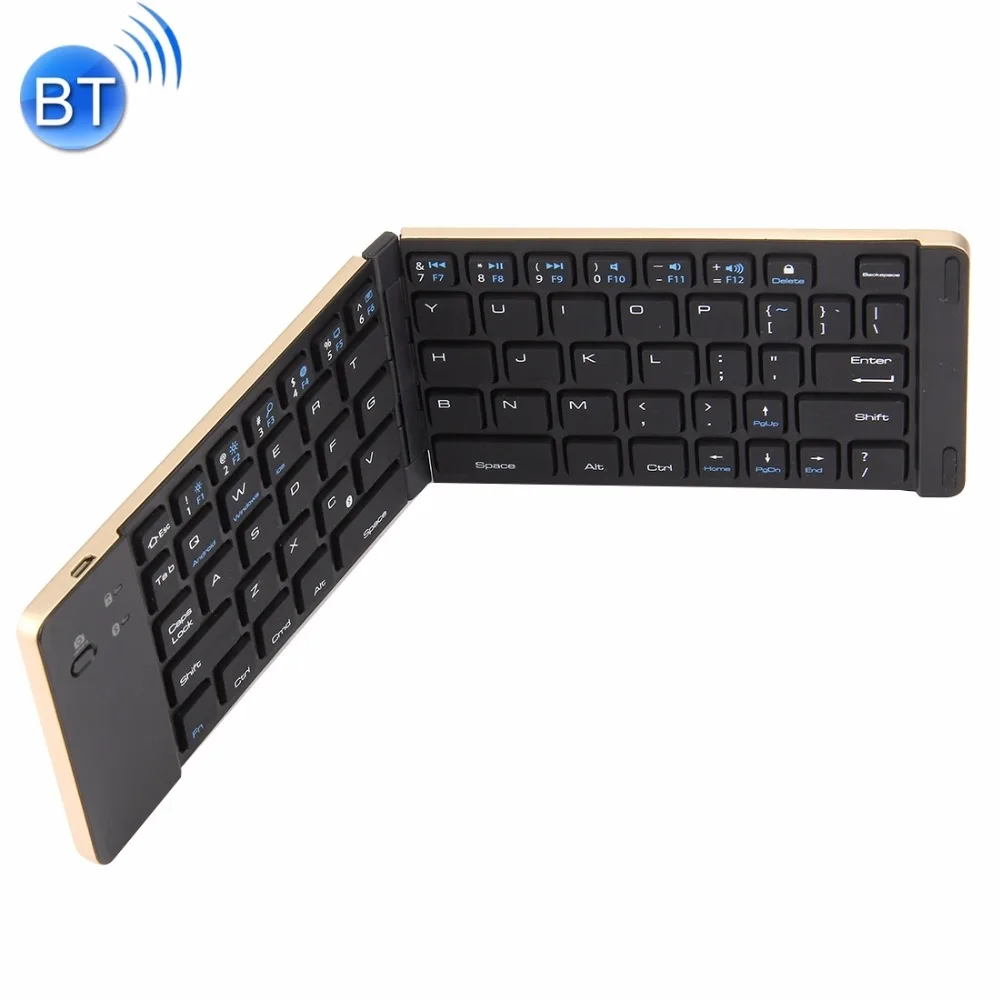 F66 Foldable Wireless 66 Keys Keyboard, Support Android / Windows / iSO