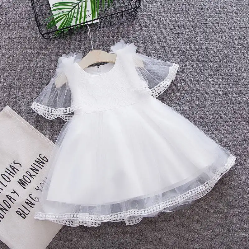 Летняя одежда для малышей платье для девочек свадебное платье для дня рождения платье-пачка От 1 до 3 лет Одежда для маленьких девочек праздничное платье принцессы для девочек