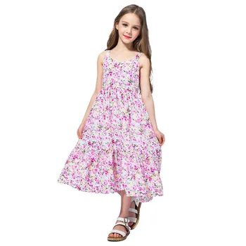 

Girls Dress Summer Chiffon Princess Flower Dresses for Girls Sleeveless Party Kids Dress Girls Clothes 2 3 4 5 6 7 8 9 10 Years