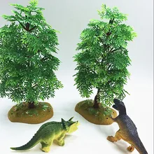 Настоящие Искусственные цветы 21 см ветка пластиковая мебель для дома церковная мебель песок стол Модель Декор искусственное дерево мох трава растение