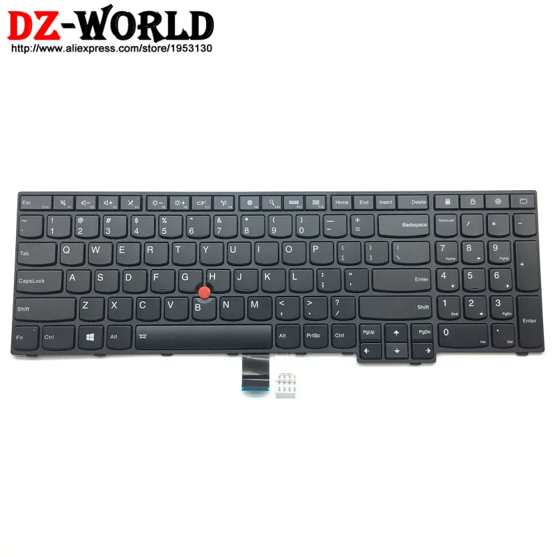 New Original for Lenovo Thinkpad E560P S5 US English Backlit Keyboard Backlight Teclado 00UR628 00UR591 new original for lenovo thinkpad e531 e540 l540 w540 t540p us keyboard backlit backlight illuminated 04y2652 0c45217 04y2689