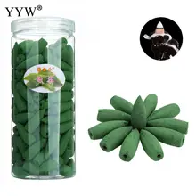 1 коробка натуральная башня курильница для благовоний конусы полый буддизм Ароматические конусы Жасмин Лаванда сандаловое дерево ароматерапия тибетские конусы