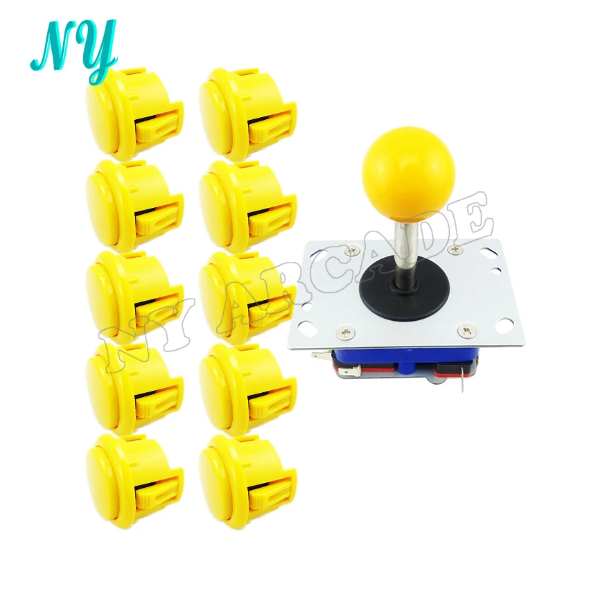 Аркадный джойстик сделай сам комплекты запчастей zippy microswitch + 10 копий Sanwa 30 мм