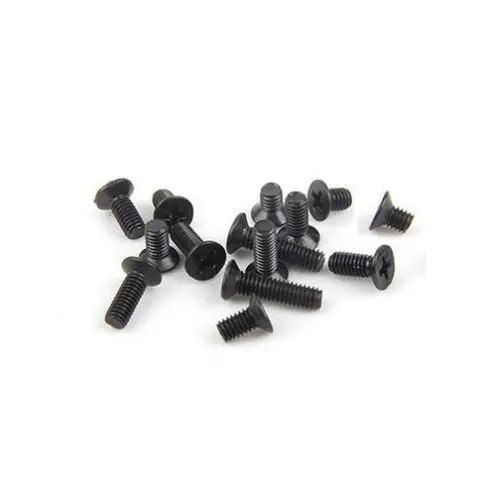 Винт с плоской головкой Phillips черный M1.2/M1.4/M1.7 из легированной стали 100 шт. |