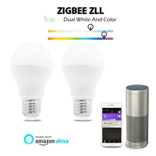 GLEDOPTO zigbee 3.0 6W RGB+dual white led bulb Zigbee zll lingt link smart bulb compatible with ZigBee 3.0 and many gateways