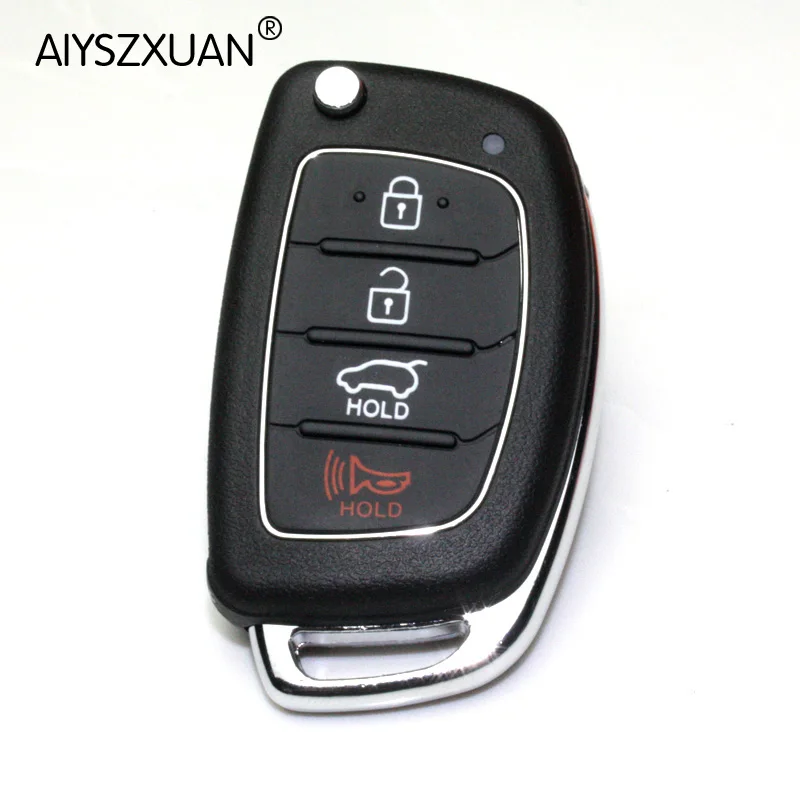 AIYSZXUAN Remote Key Case Fob 3 Button Flip Folding Key Shell For Mistra font b Hyundai