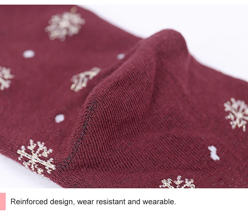 Winter Women Socks Warm Christmas Dog Pattern Cotton Socks Snowflake Comfortable Birthday Gifts Funny Cartoon Shape New Arrivals (7)