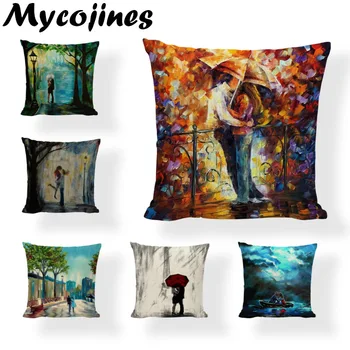 

Romantic Valentine's Day Series Cushion Covers 45cm Girlfriend Holiday Surprise pillowcover Bedroom Bed Decor Throw Pillow Case