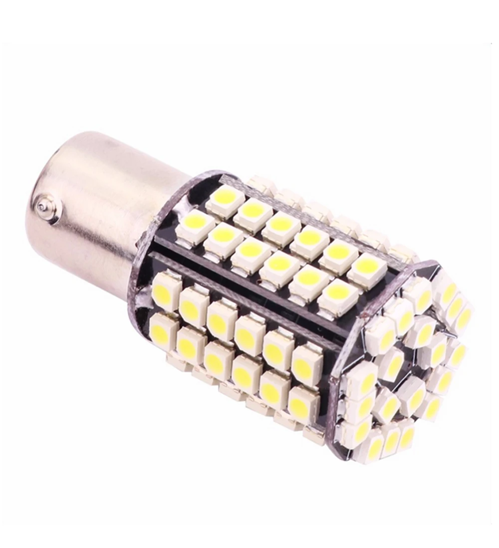 Carsty супер белый Ba15s 1156 Bay15d 1157 P21w 80 Smd 1210 светодиодный сигнал поворота Задний тормоз обратная лампа для наружных фар ксенон