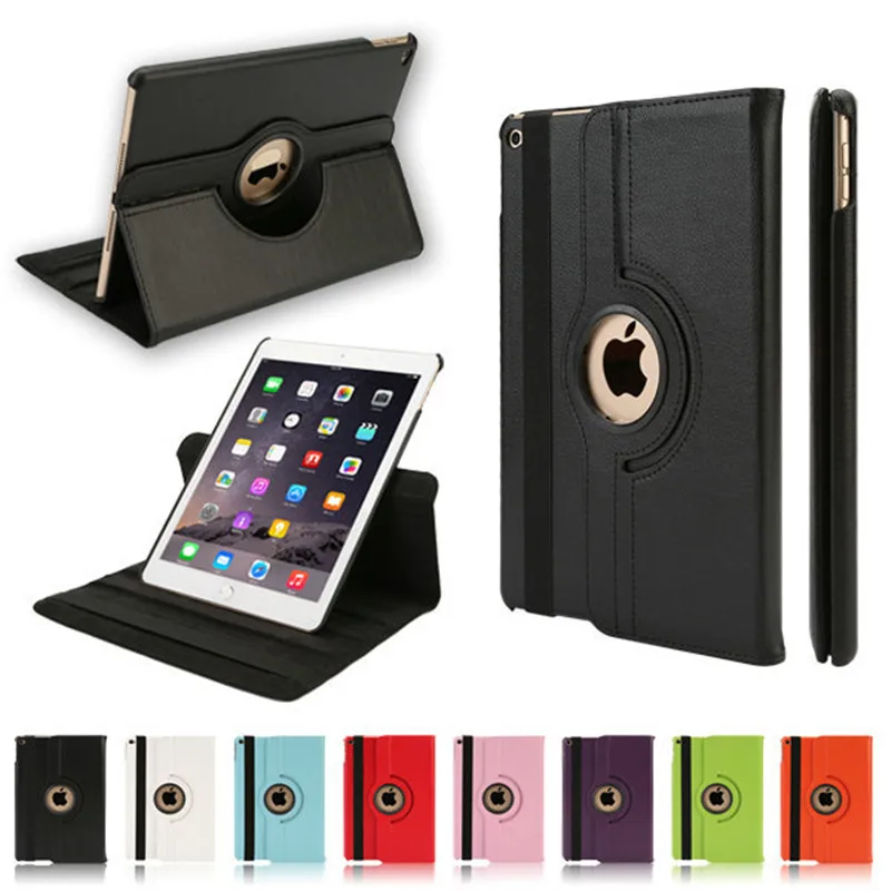 High Quality 360 Degree Rotating Stand Leather Case Smart Cover For