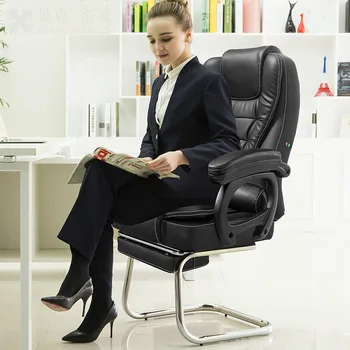 

Computer Chair Household Office Massage Chairs Bow Feet PU Fabric Gaming Chair Silla Oficina Silla Gamer Cadeira Gamer