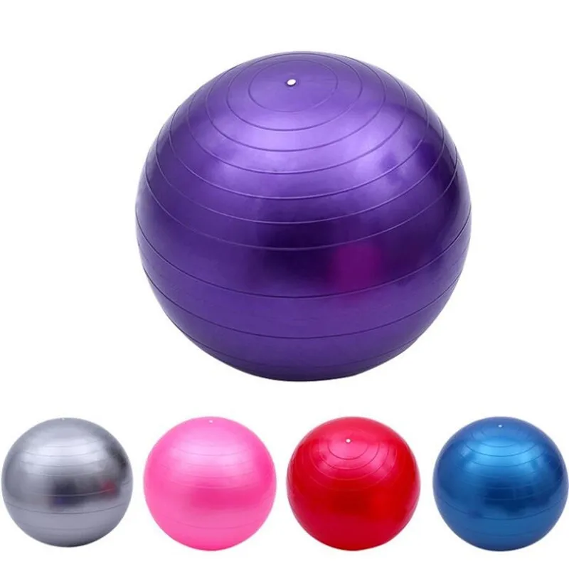New 5 Colors Yoga Fitness Ball 65cm Utility Pilates Yoga Balls Balance