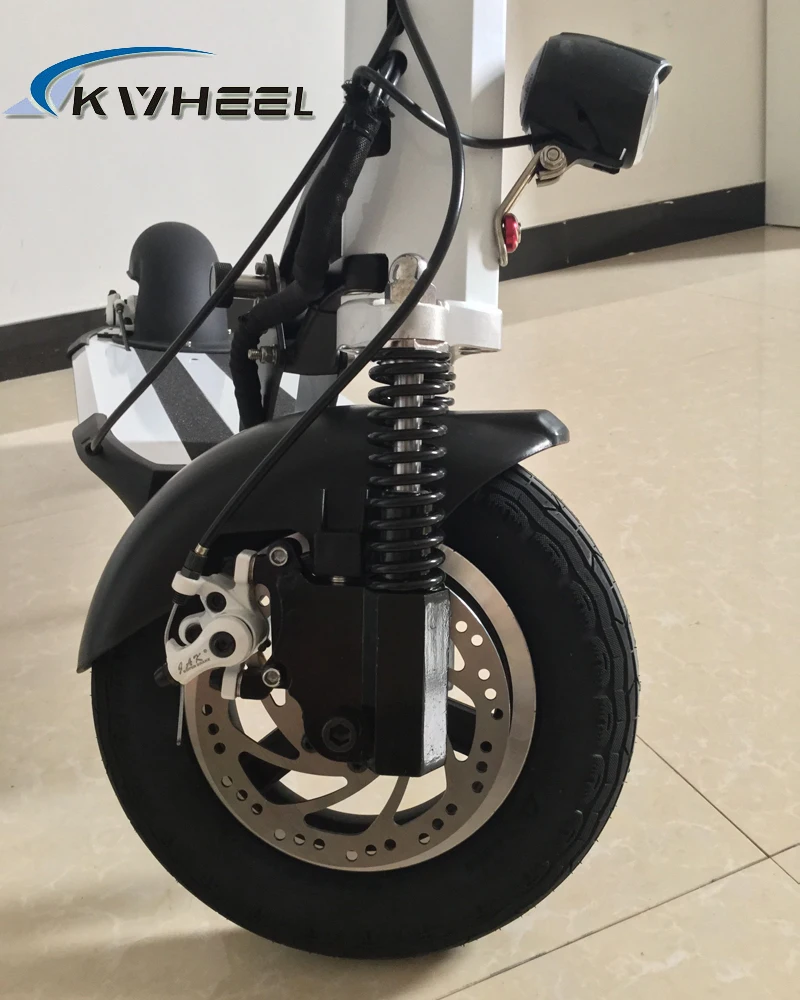 Discount 2016 400W Powerful Two Wheel Mini Foldable Electric Scooter 36V Lithium E-Bike Disc Brake 10 inch wheel E-Scooter 2