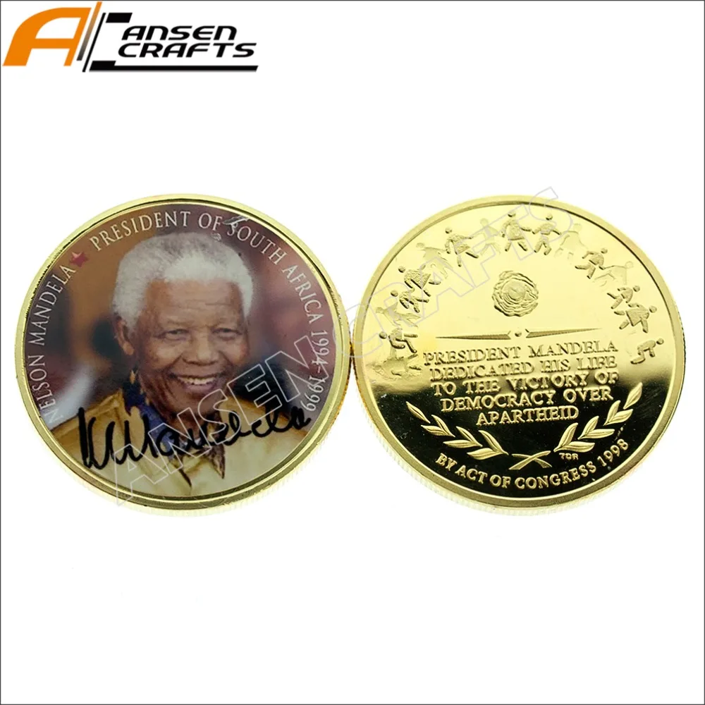 Nelson Mandela US Mint 1 1//2/" Bronze Medal