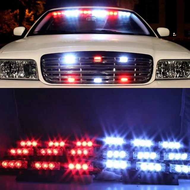 Super Bright DC12V 54Led Car Truck Police Warning Flash Beacon Strobe