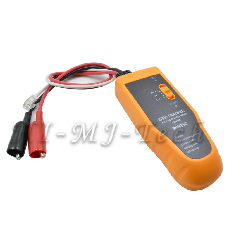 2018 оригинальный WH806C тестер сетевого кабеля LAN для UTP STP Cat5 Cat5E Cat6 RJ45 RJ11 трекер
