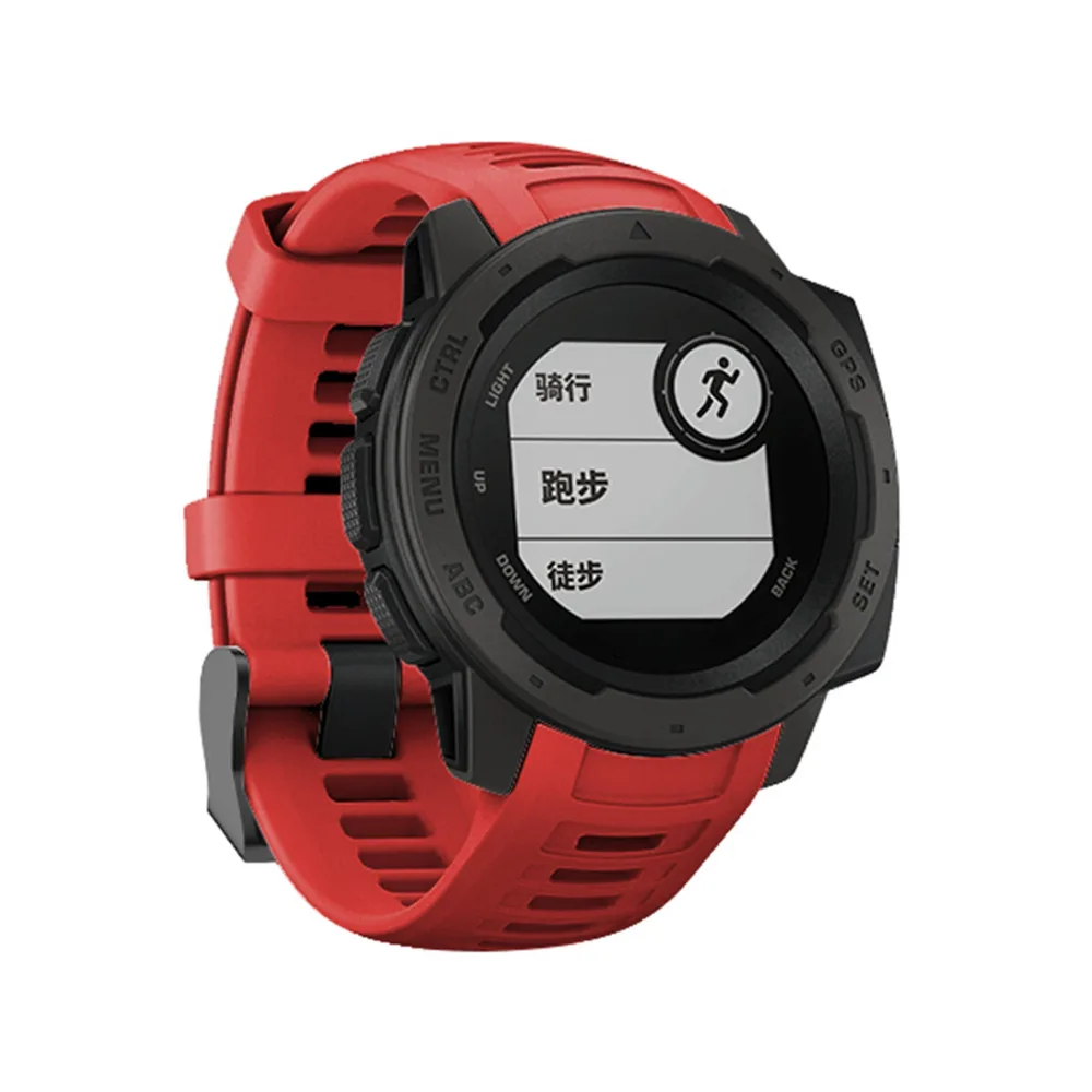 Сменный силиконовый ремешок для смарт часов Garmin instinct 22 мм мм|Смарт-аксессуары| |