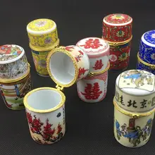 5 шт. китайские Классические фарфоровые украшения/держатель зубочистки подарочная коробка