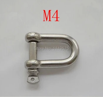 

M4 304 321 316 metal stainless steel fasterner hardware d D ring snap shackle shackles