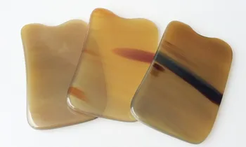 

Beauty massage buffalo horn scraping plates stovepipe body face massage use 5/6/7mm free shipping