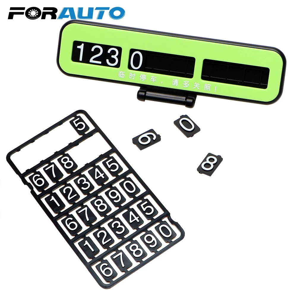 Car Temporary Parking Card Interior Accessories Parking Assistance Car