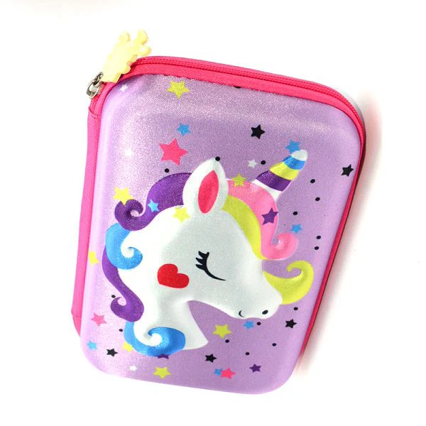 Школьный Чехол-Карандаш для девочек, каваи, 3d животное, Акула, единорог, водонепроницаемый большой студенческий пенал для ручек, канцелярские принадлежности, чехол для ручек, сумка C11 D40 - Цвет: 08