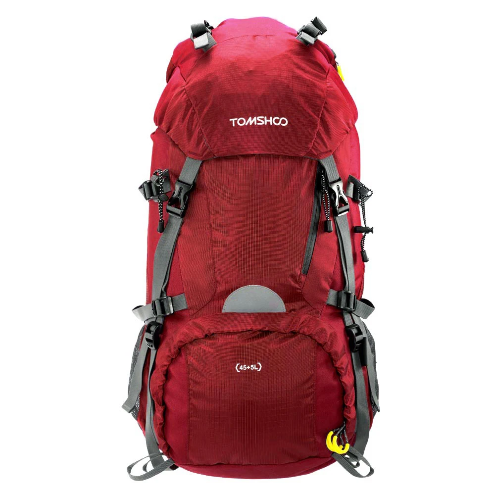 TOMSHOO 45+5L Men Women Outdoor Bags Hiking Tactical Backpack Climbing