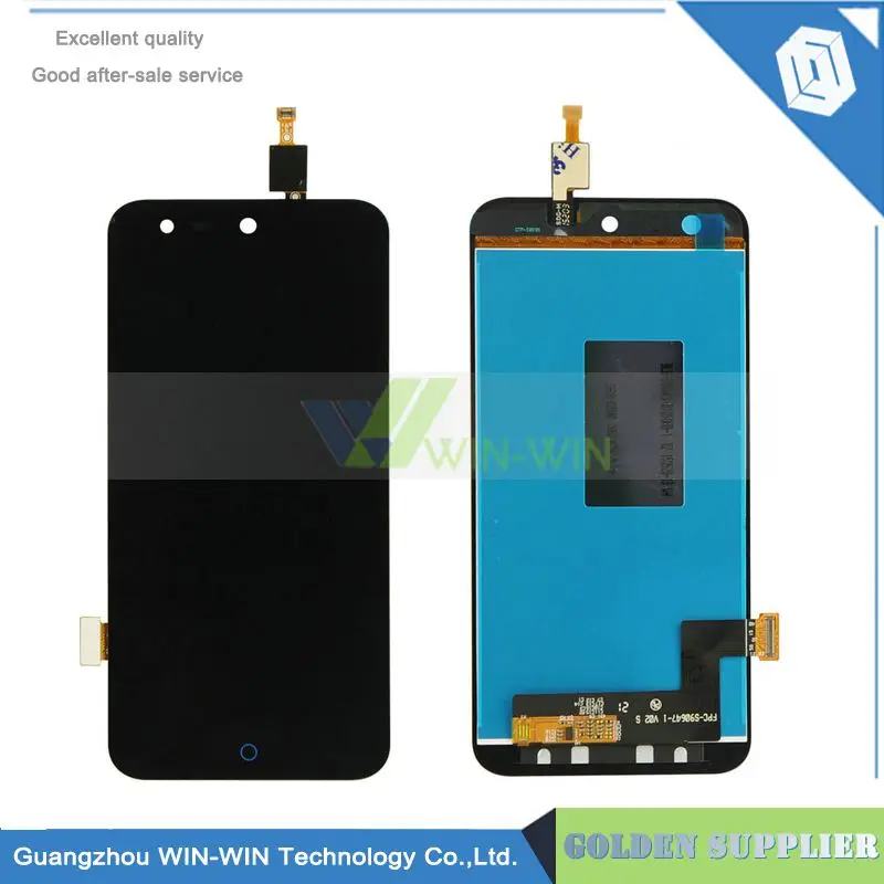 

100% Tested Well Lcd Screen For ZTE B880 LCD Display with Touch Screen Digitizer Assembly Black Color Free Shipping