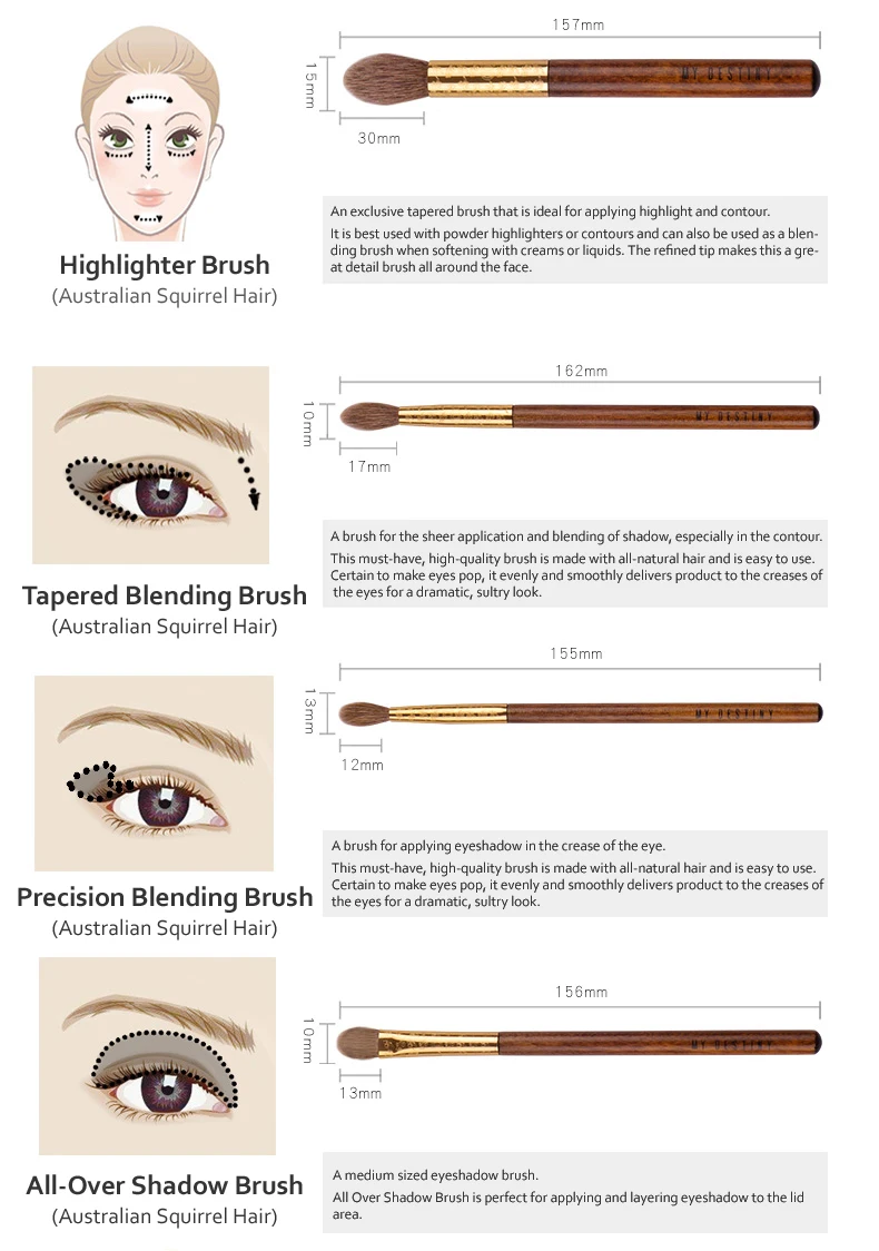 MyDestiny Tradition-Series Brush Set _ 7