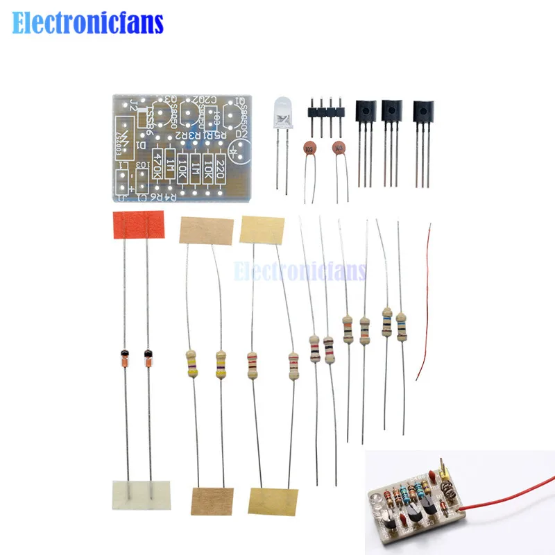 

Mobile Phone Signal Flash Light DIY Kit 3-12V Radiation Power Electronic DIY Kit Fun