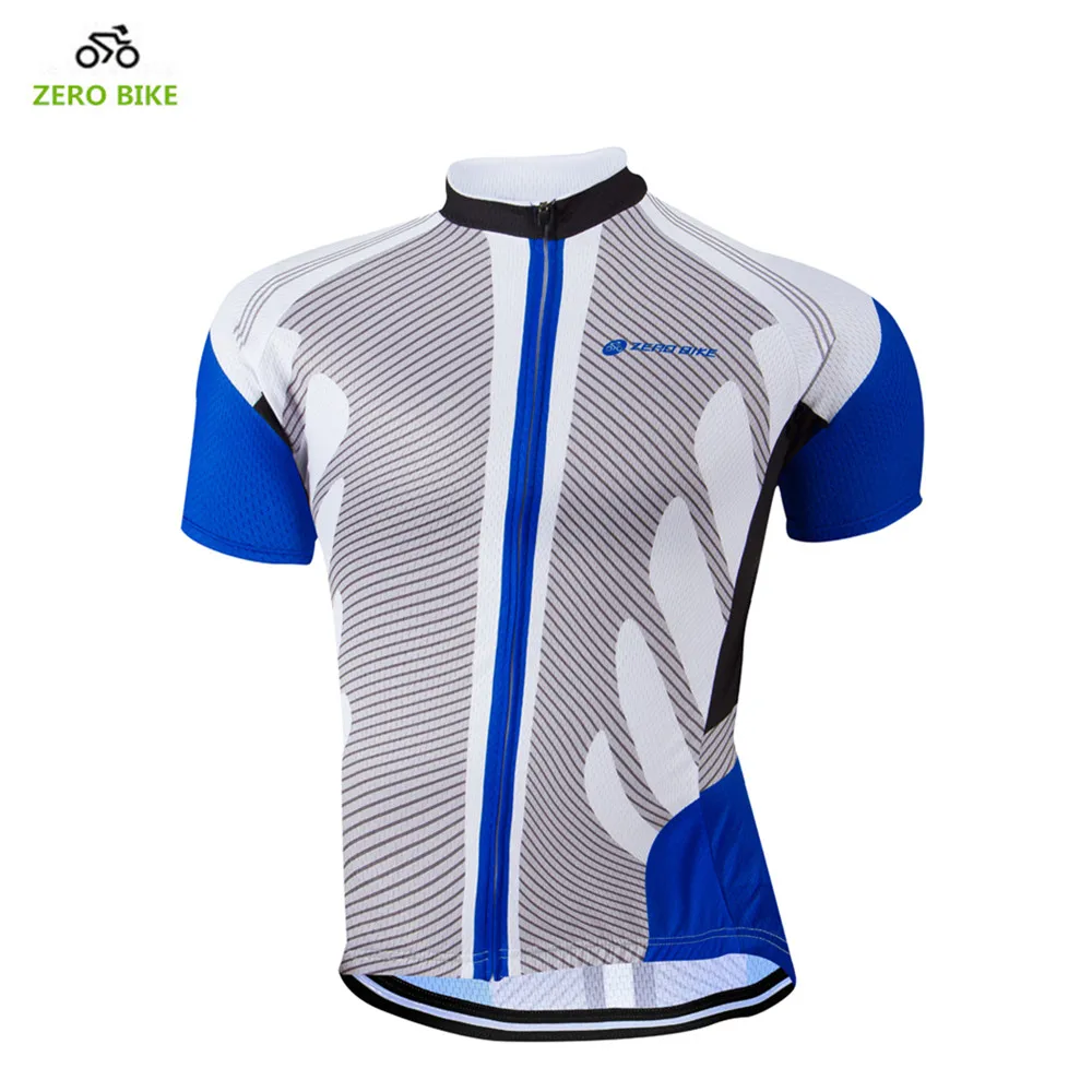 ZERO BIKE Men's Breathable Cycling Jersey Full zipper 100 Polyester