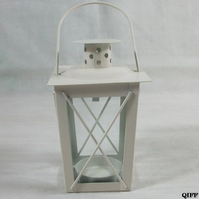 Black/White Romantic Romantic Candle Holder Retro Hanging Lantern Lamp Decor For Dinner Home Jun13