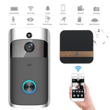 Беспроводная камера Smart Video IR дверной звонок домашний визуальный внутренней связи с Wi-Fi ночного видения Обнаружение движения телефон видео непромокаемый дверной Звонок