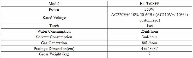 BT-350SFP specification