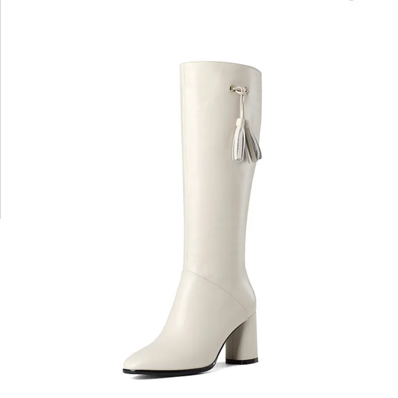 Los Alto 2019 Tacón Plus E Tubo Invierno Beige Botas Terciopelo De Niños 0406 Nueva Otoño Cx7PqwfHCz