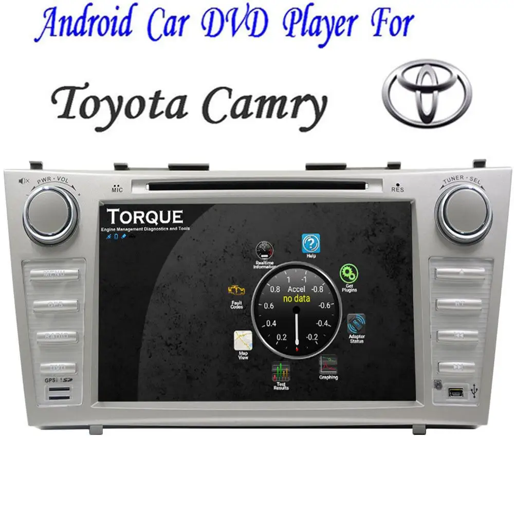 Clearance Android6.0 OS 8" Car DVD Player Radio Stereo GPS Wifi for Toyota Camry 2007-2012 2