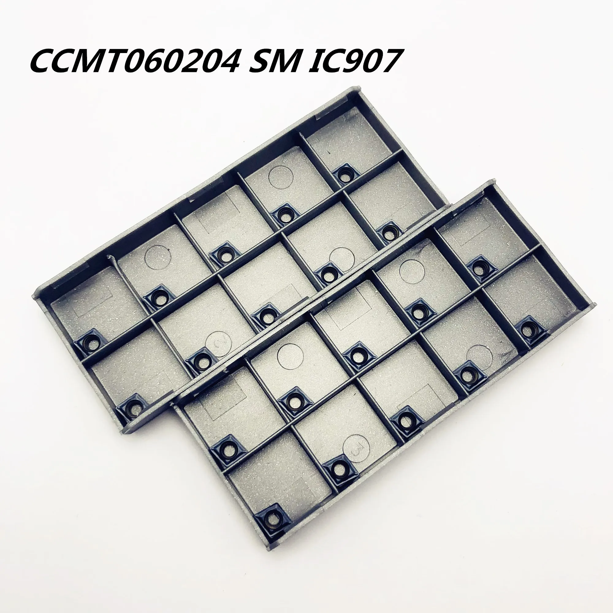 CCMT060204 SM IC907 инструмент из карбида вольфрама четырехугловая вставка из карбида с ЧПУ станки фрезерный инструмент CCMT 060204 токарные инструменты