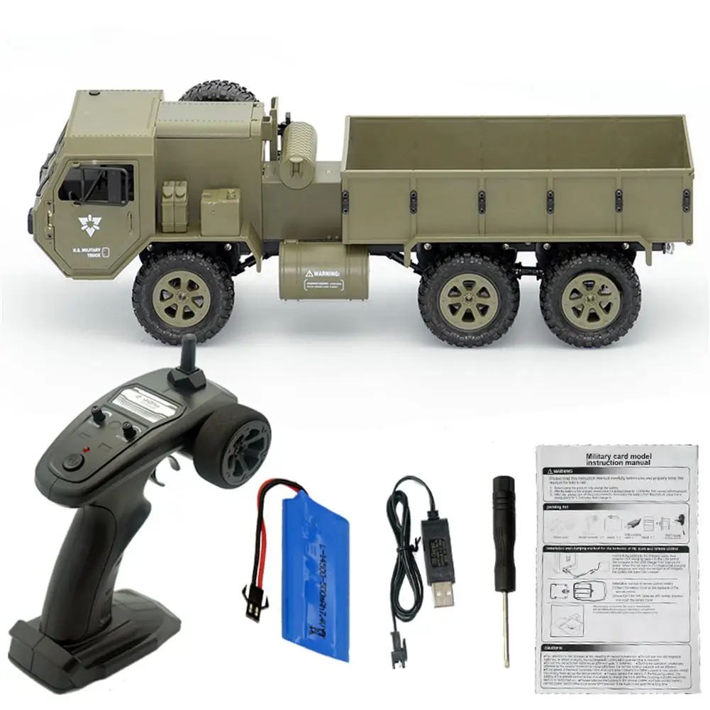 None Fayee FY004A 1/16 2,4G 6WD Rc автомобиль пропорциональный контроль США армия военный грузовик RTR модель игрушки