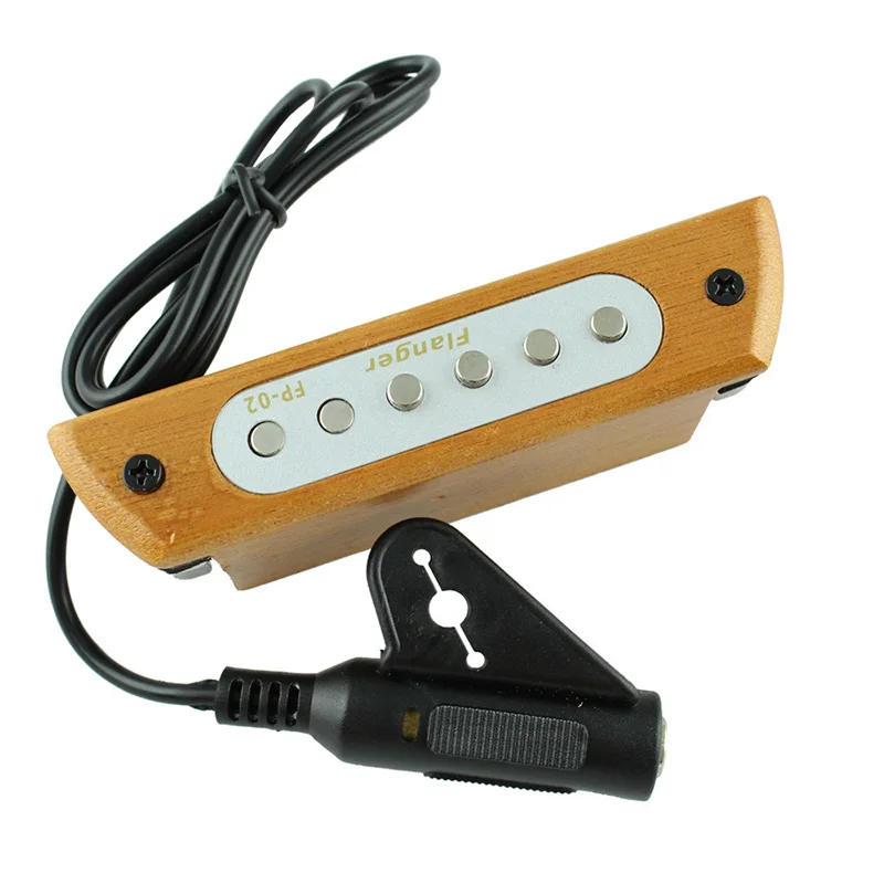 Flanger 1Pc Wood Guitar Acoustic Clip On Pickup Professional Clip