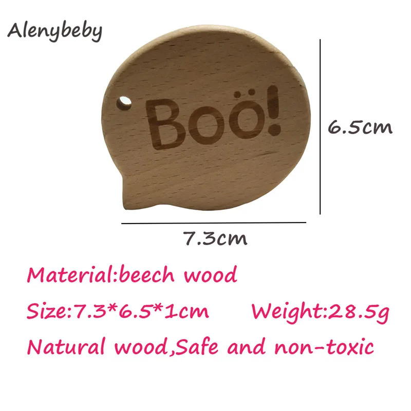 1pcs BPA FREE Natural Wood Teether Cartoon Animal Shape Wooden Baby Teether Toy Safe New baby Teething Toys Baby Shower Gift