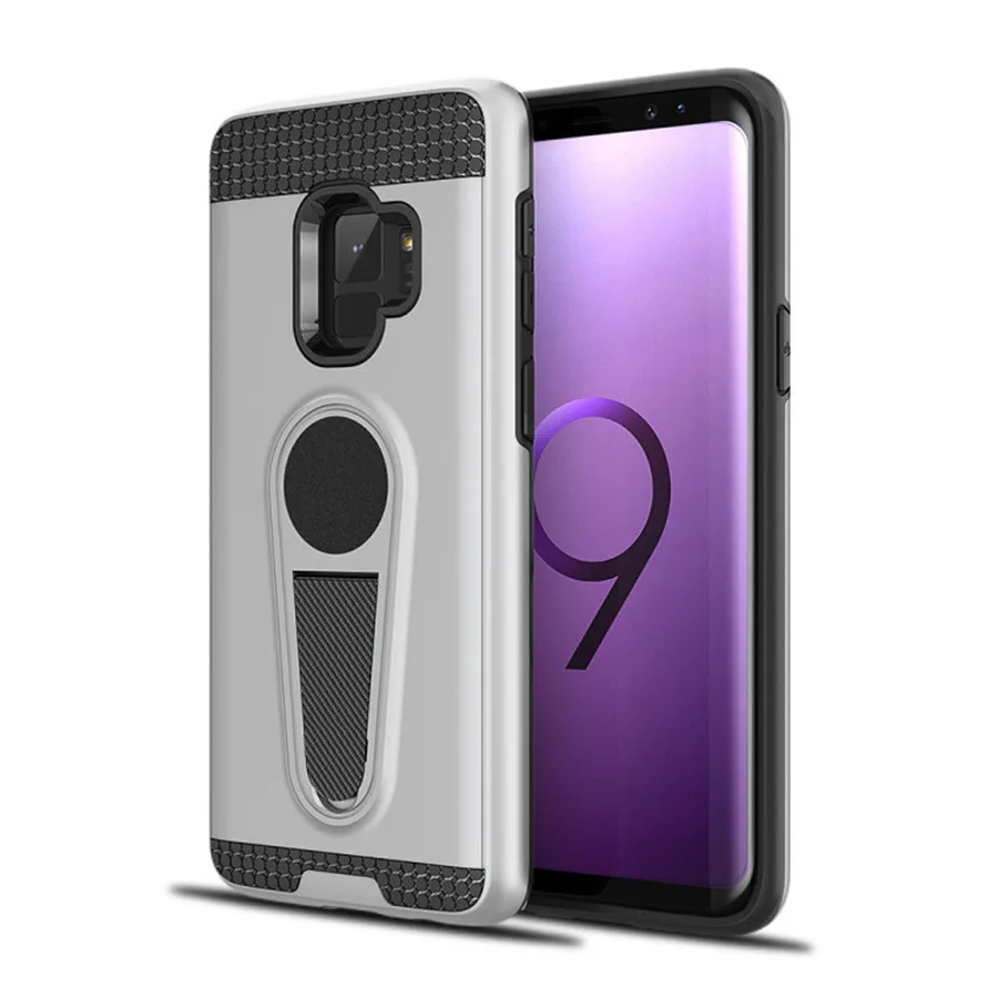 High-quality Mobile phone case for Samsung galaxy S9 S9plus bracket mobile phone case mobile phone case car magnetic bracket PC