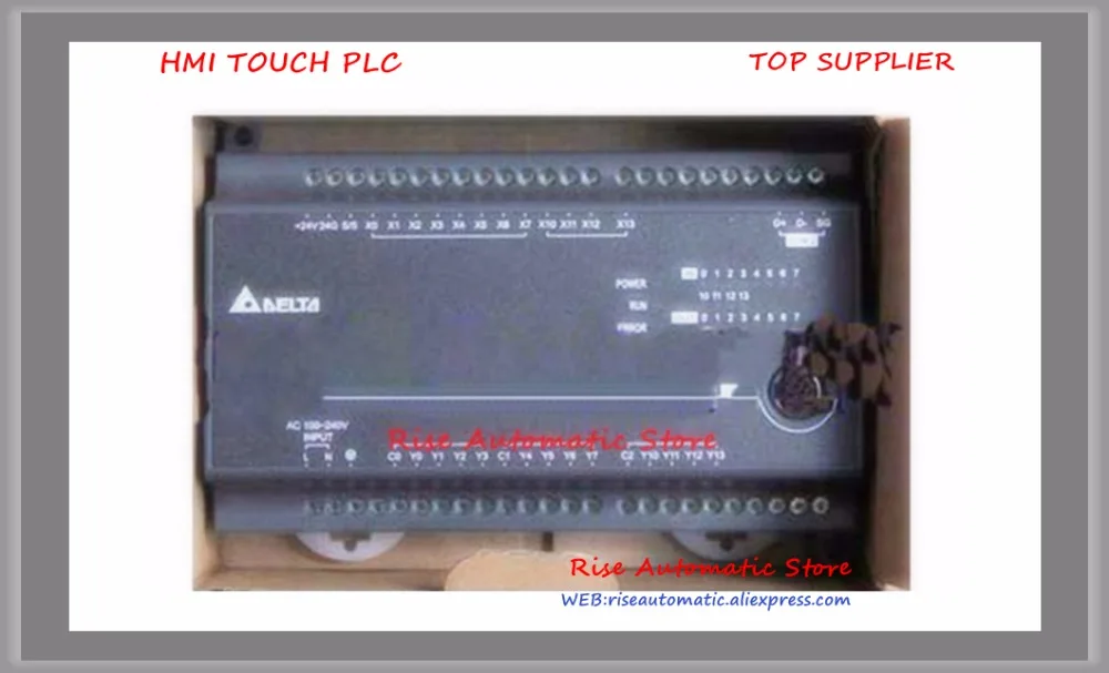 

New Original DVP24ES00T2 DVP24ES00R2 24-Point 16DI-8DO NPN EC3 Series Module DI12 DO12 Transistor Output DVP24EC00T3 100-240VAC